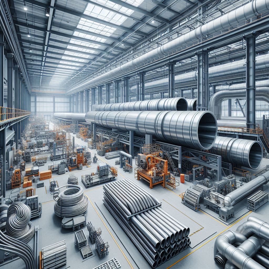 MEP pipe prefabrication workshop