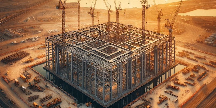 Steel structure construction in Saudi Arabia